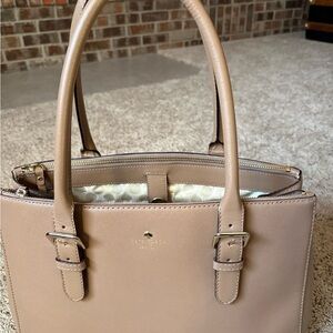Kate Spade Beige Satchel Bag